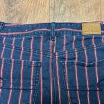 American Eagle  High Rise Mini Denim Striped Skirt Size 0 Regular Photo 6