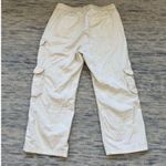 Old Navy Cream Wide-Leg Cargo Pants Photo 2