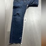 Banana Republic  Dark Wash Mid Rise Raw Hem Skinny Jeans Size‎ 28 Photo 9
