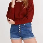 Madewell High-Rise Denim Shorts in Derby Wash: Button-Front Edition size 24 Photo 0