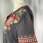 Andree by Unit  Women's‎ Embroidered Dress Gray Floral Medium Boho Casual Photo 5