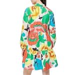 J.Crew  Women’s Size XS Ratti Jardin Bright Floral Cotton Tiered Popover Dress Photo 3