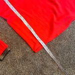 Stella & Dot  Soiree Top Blouse Light Gold Metallic Cuff Coral Orange Sz L Photo 4