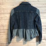 NWT Sea New York Two Tone Peplum Denim jacket Blue Photo 3