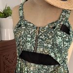 Guess Green Flare Capri Jumpsuit Sz. 4 (S) Photo 3