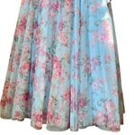 City Studios City Studios Juniors’ Blue Floral-Print Bustier Prom Gown size 5/6 NWT Photo 7