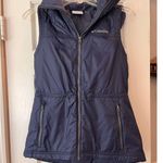 Columbia Nylon Vest Women XS Hooded Full Zip Pockets Lightweight Hiking Outdoor Photo 0