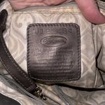 Brighton Rare Satchel Silver Coated With Leather Trim Photo 7