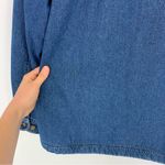 Woolrich Fleece Lined Jean Shacket Medium Blue Denim XL Photo 7