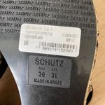 Schutz  Platform sandal Wedges Black Pattern Photo 7