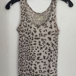 Current/Elliott Current Elliott baby pink x gray leopard tank top size 1 Photo 5