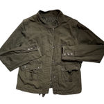 Arizona Jean Company Y2K green military style removeable sleeves Jacket Photo 0