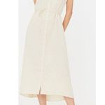 Esby Winnie Dress Midi Hemp Tie Back Deep V Photo 1