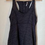 Free People  Raw Edge Hem Grey Exposed Seam Zippered Tank Photo 0