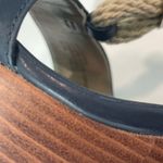 Michael Kors  Navy Blue Nautical Wedge Sandals size 9 Photo 3