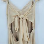 Azazie  | Everett White Alabaster A-Line V-neck Ruched Chiffon
Dress Size A6 Photo 5