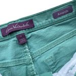 Gloria Vanderbilt Bedazzled Green Denim Jeans Photo 1