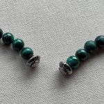 Sterling Silver JAY KING DTR DESERT ROSE 925 Malachite Graduated Necklace Photo 1