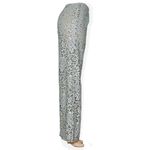 House Of CB Mara Metallic Floral Lace Pants, Silver, Medium Photo 7