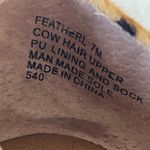 Steve Madden Feather Leopard Loafers Size 7 Genuine Calf Hair Flats Brown Photo 8