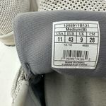 Brooks  Size 11 Sneaker Silver White Mesh Revel 2‎ Running Lace Up Athleticwear Photo 8