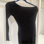 Naked Wardrobe  Black Long Sleeve Dress Photo 1