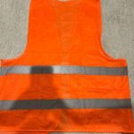 neon construction vest Orange Size L Photo 1