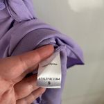 DO+BE  Lavender Ruffle Wrap Romper Open Back Tie Waist Dressy One-Piece S Photo 4