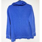 Calvin Klein  Cowl Neck Thermal Wrap Sweatshirt Blue Fleece XXL Photo 7