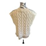ZARA  Cream Beaded Cable Knit Sweater Vest Photo 1