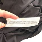 Mango Flower Halter Ruched Mini Dress Black Sz 4 Photo 4