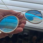 Ray-Ban Blue And White Sunglasses Photo 0