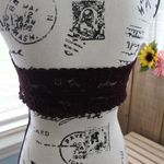 Aerie  Lace Halter Cami Bra Burgundy Sz Lg Photo 3