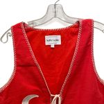 Selfie Leslie  Dose of Sunshine Stitch Vest and Skirt Orange Women’s Size Large Photo 5