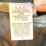 ALC Frank A.L.C. Danny Pewter Metallic Silver Lame Dress Pants Size 4 Photo 10