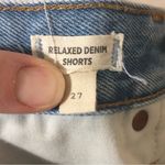 Madewell NWOT Relaxed Denim Shorts Light Dunwoody Wash - Size 27 Photo 3