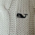 Vineyard Vines  White Cable Knit Cotton Blend Long Sleeve Sweater Womens Size M Photo 3