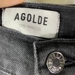 AGOLDE  Riley Crop Jeans Black Wash High Rise‎ Straight Leg Womens Size 26 Photo 3