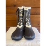 Journee Collection  Women's Flannel Lined Duck Boots Gray Sz 10 NIB Photo 6