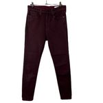 Rag and Bone Nina High Rise Ankle Skinny Coated Wine Red Skinny Jeans 27 Photo 18