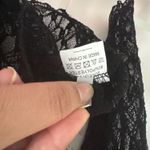 Boat neck lace shirt Black Size XL Photo 1