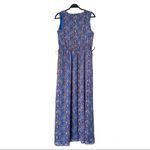 Banana Republic NWT  Paisley Gathered Sleeveless Maxi Dress Small Photo 12