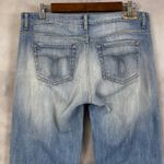 Paris Blues  Juniors Flare Bootcut‎ Jeans 9 Y2K 2000s Retro Low Rise Festival Pop Photo 4