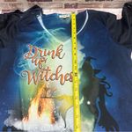 One World  Halloween Blue Tie-Dye Top L Photo 5