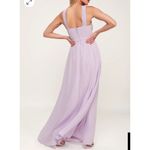 Lulus Air of Romance Lavender Halter Sleeveless Lined Maxi Dress Size Small Photo 1