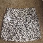 Nine West NWT! Leopard Animal Print Skirt L Photo 6