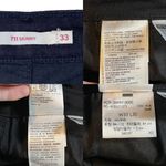 Levi's 711 Black Skinny Ankle Crop Ruffle Flare Hem Stretch Jeans Size 33 Photo 12