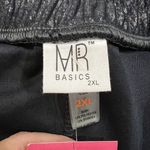 Viral TikTok Sz 2XL Pebble Joggers Pull On Pants Shiny Black Boutique MR Basics Photo 7