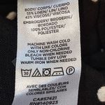 Loft  Women's Polka Dot Belted Romper Sleeveless V Neck Jumpsuit Shorts Black Pet Photo 5