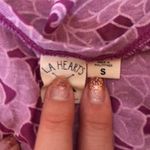 LA Hearts  small purple printed tank top Photo 2